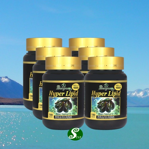 뉴질랜드 에버그린 하이퍼리피드 초록입홍합 9000 180캡슐 6병