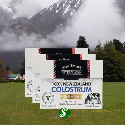 피터앤존 100% 뉴질랜드 초유캡슐 60베지캡슐 3통