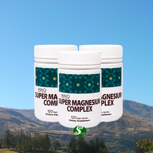 뉴질랜드 이노 슈퍼 마그네슘 콤플렉스 해조마그네슘 120베지캡슐 3통