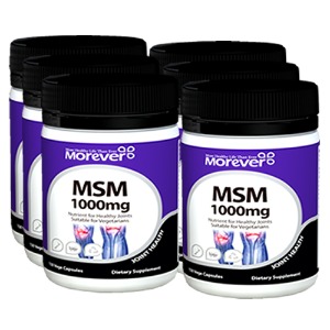뉴질랜드 모에버 식이유황 MSM 1,000mg 150캡슐 6개