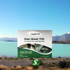 헬스업 뉴질랜드 초록입홍합오일 7500mg 60캡슐 4box 240캡슐