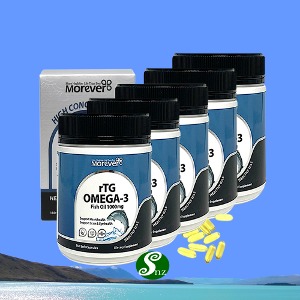 뉴질랜드 모에버 알티지 오메가3 rTG OMEGA-3 180캡슐 5개