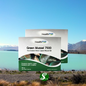 헬스업 뉴질랜드 초록입홍합오일 7500mg 240캡슐 2개