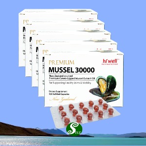 하이웰 뉴질랜드 초록입홍합오일 30000 120캡슐 5통