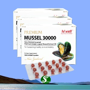 하이웰 뉴질랜드 초록입홍합오일 30000 120캡슐 3통