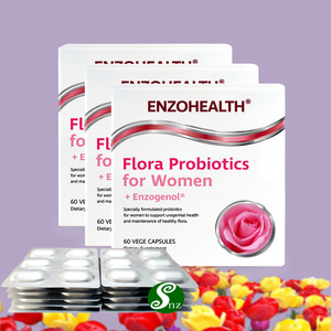 뉴질랜드 여성유산균 엔조헬스 플로라 프로바이오틱스 여성용 유산균 60캡슐 3통