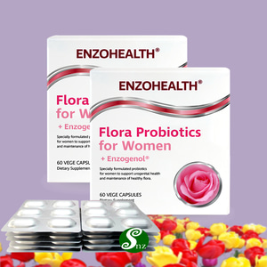 뉴질랜드 여성유산균 엔조헬스 플로라 프로바이오틱스 여성용 유산균 60캡슐 2통
