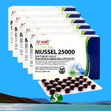하이웰 뉴질랜드 초록입홍합오일 25000 200캡슐 6통