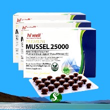 하이웰 뉴질랜드 초록입홍합오일 25000 200캡슐 3통